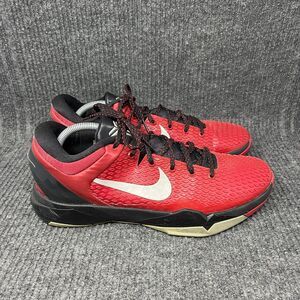Nike Kobe 7 Zoom System TB 2012 Gym Red Black White Shoes 517359-600 Men Size 12